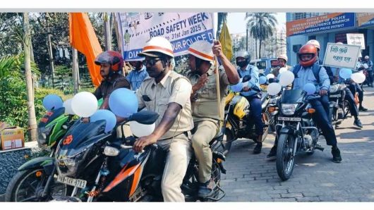 কলকাতায় ডায়মন্ড হারবার জেলা পুলিশের পক্ষ পথ নিরাপত্তা ২০২৫, শুরু হয়েছে