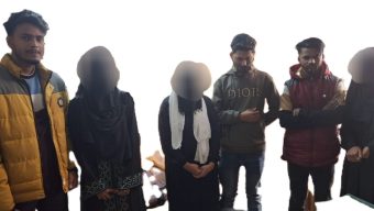 সিলেটে আবাসিকে হোটেল অভিযান করে নারী ও খদ্দর  সহ আটক-৭