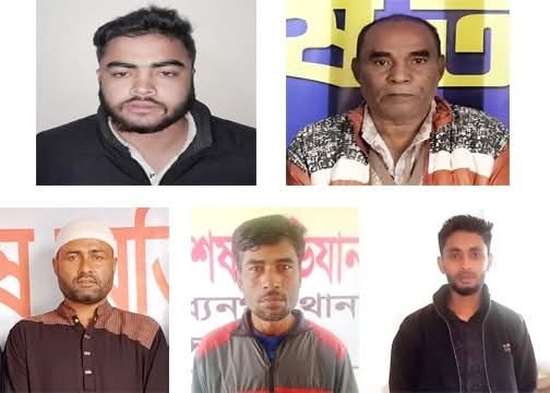 সুনামগঞ্জে চলছে “অপারেশন ডেভিল হান্ট”, গ্রেফতার-৫