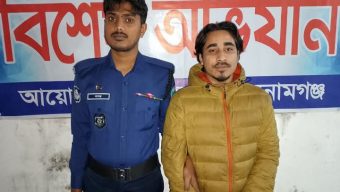 ছাতকে অপারেশন ডেভিল হান্ট জেলা ছাত্রলীগ নেতা গ্রেফতার