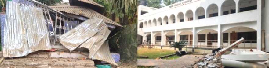 সুনামগঞ্জ পাঁচ স্থানে শেখ মুজিবের ম্যুরাল ও একটি মাজার ভাংচুর