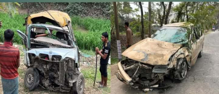 সিলেট-সুনামগঞ্জ সড়কের পরশপুরে সড়ক দুর্ঘটনায় নিহত -১,আহত- ৩