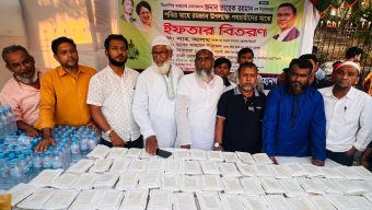 অসচ্ছল রোজাদারদের পাশে দাড়ানো মহৎ ইবাদত: শাহ আলম