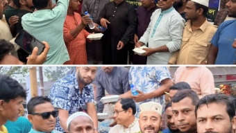 কমলগঞ্জে যুবদলের ইফতার বিতরণ