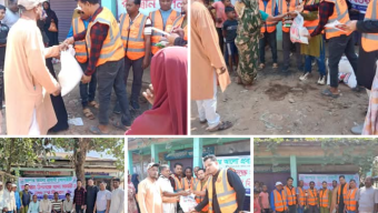 দোয়ারাবাজারে রমাদ্বান উপলক্ষে খাদ্য সামগ্রী ও নগদ অর্থ বিতরণ সম্পন্ন