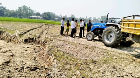 সিংড়ায় ফসলি জমিতে পুকুর খনন, ৫০ হাজার টাকা অর্থদন্ড