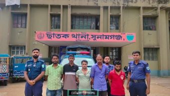 ছাতকে চোরাইকৃত সিএনজি উদ্ধার, চুর চক্রের ৩ সদস্যসহ গ্রেফতার ৫