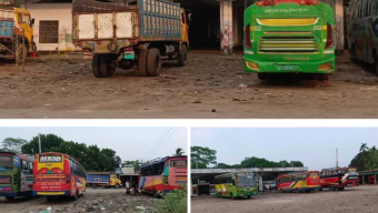 রাজবাড়ী শ্রীপুর কেন্দ্রীয় বাস টার্মিনালের বেহাল দশা