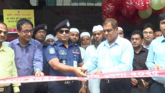 ভোলায় তিন দিনব্যাপী ভূমি মেলা শুরু, অনলাইনে মিলছে সকল ভূমি সেবা