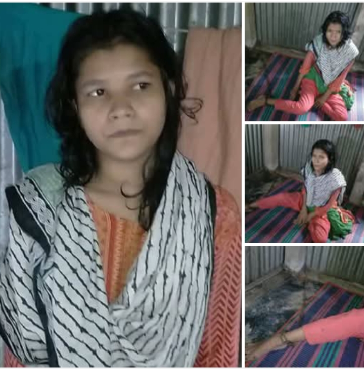 জুড়ীর এক সময়ের মেধাবী ছাত্রী মাহমুদা আট বছর ধরে শিকল বন্দী