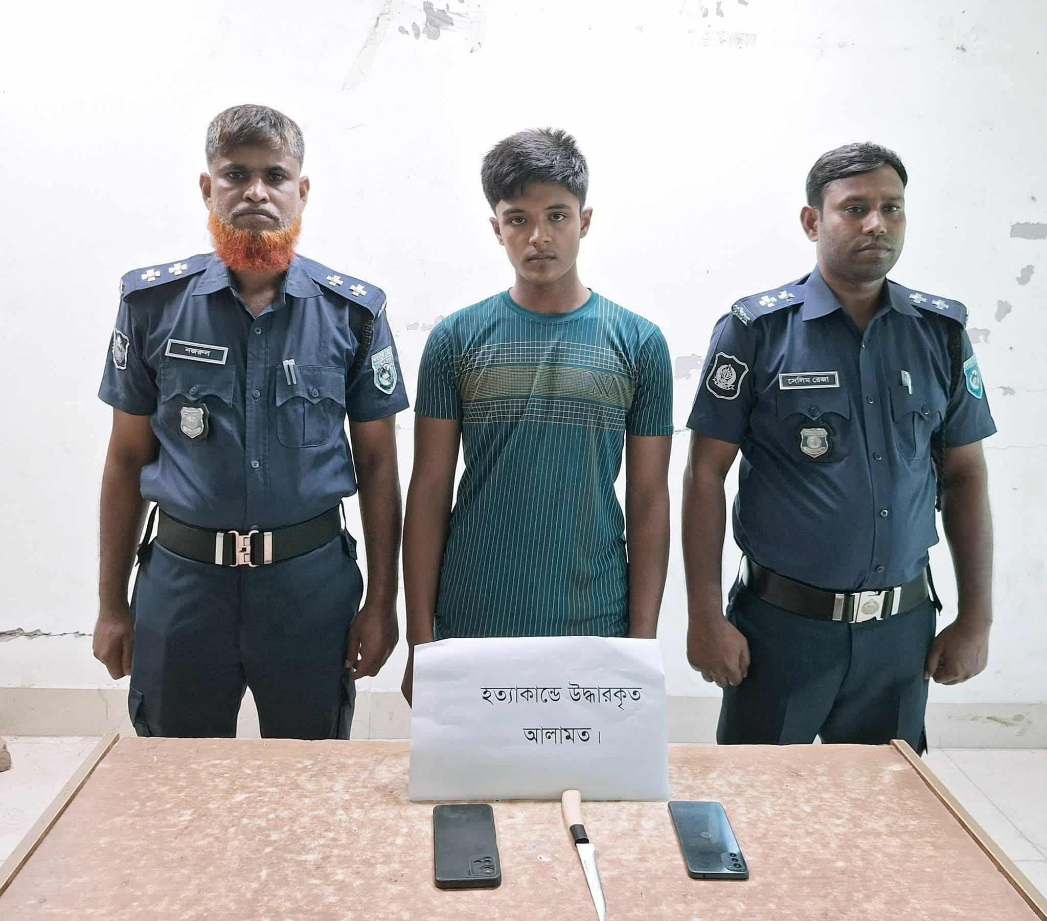 গাইবান্ধা জেলার উপজেলা গোবিন্দগঞ্জে নজরুল হত্যা রহস্য উন্মোচন মামলার মূল আসামী গ্রেফতার।