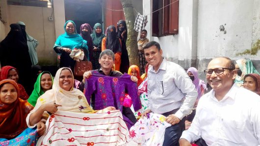 মিতু এমব্রয়ডারি পল্লী পরিদর্শন করলেন জাপান আন্তর্জাতিক সহযোগিতা সংস্থা (JICA)