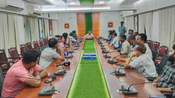 কালীগঞ্জের কর্মরত সাংবাদিকদের সাথে নবাগত ইউএনও’র মতবিনিময় মোঃ  মুক্তাদির হোসেন।