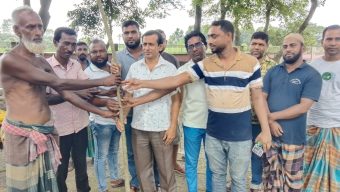 মানবসেবা সংঘ এর উদ্যোগে মণিরামপুরে ১০০ পিচ ফলজ গাছের চারা বিতরণ।