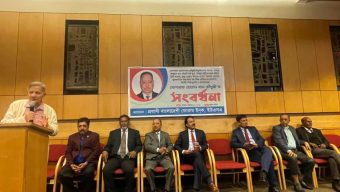 বিশিষ্ট শিক্ষানুরাগী মোশারফ হোসেন খান চৌধুরীর সংবর্ধনা অনুষ্ঠিত