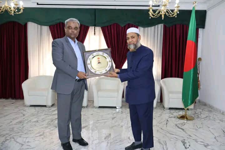 জর্ডানে বাংলাদেশ দূতাবাস প্রশাসনিক কর্মকর্তা (হিসাব) জনাব মোঃ বেলাল হোসেনকে বিদায় সংবর্ধনা অনুষ্টিত