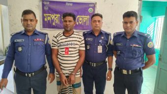 মনপুরায় সাজাপ্রাপ্ত আসামী মোঃ আবুল কালাম গ্রেফতার