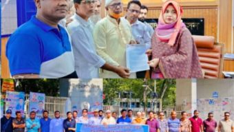 পাইকগাছায় খুচরা সার বিক্রেতা এ্যাসোসিয়েশনের মানববন্ধন ও স্মারকলিপি প্রদান