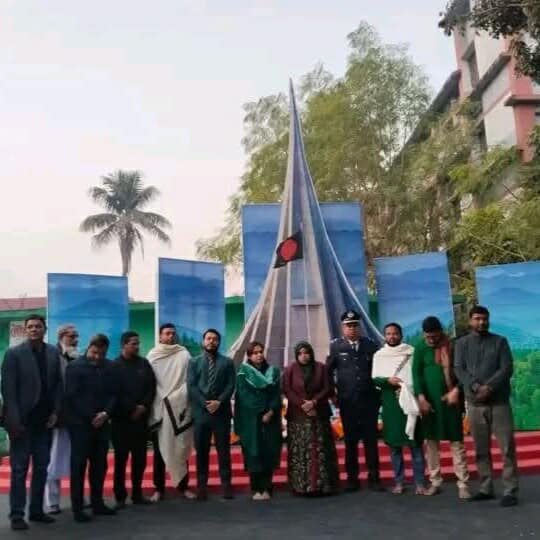 পাবনা ফরিদপুরে ১৬ই ডিসেম্বর বিজয় দিবস উদযাপন