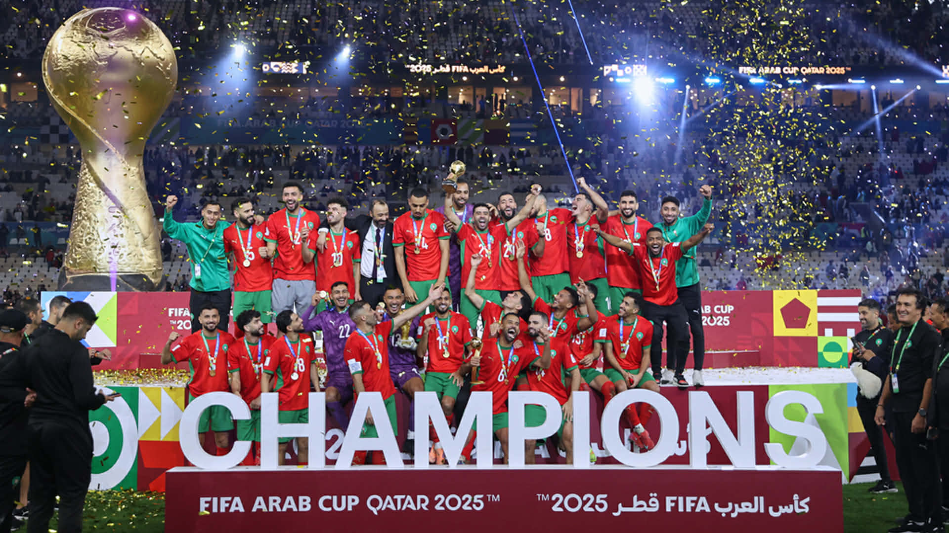 জর্ডানকে হারিয়ে আরব কাপ জিতল মরক্কো