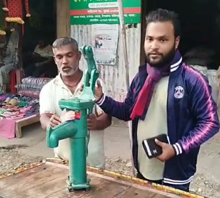 ডেমরা জুয়েল ফাউন্ডেশন এর উদ্যোগে টিউবওয়েল বিতরন