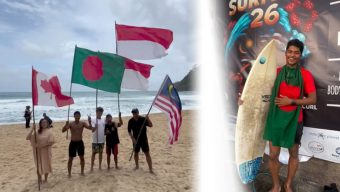 মালয়েশিয়ার উত্তাল সমুদ্রে বাংলাদেশের জয়গান