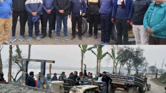 তিস্তার বুকে পাথর লুটের ছায়া ডিমলা প্রশাসনের অভিযানে জব্দ দুই ট্রাক্টর