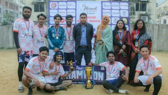 জার্নালিজম ফুটবল কার্ণিভালের চ্যাম্পিয়ন এলিট গ্ল্যাডিয়েটরস