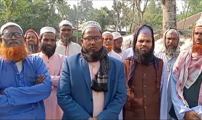 খেতাবাঘা জামে মসজিদের এইচ বি বি করণ রাস্তার শুভ উদ্ভোধন অনুষ্ঠিত।