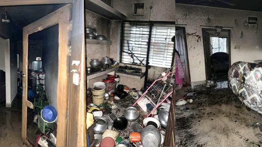 রান্নাঘরে জমে থাকা গ্যাসের বিস্ফোরণে ৯ জন দগ্ধ, সবার অবস্থা আশঙ্কাজনক।