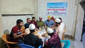 সেতাবগঞ্জ রিপোর্টার্স ইউনিটির ব্যতিক্রমী ইফতার আয়োজন।